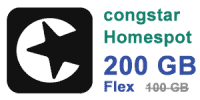 congstar Homespot M Flex Tarif jetzt mit 200 GB - monatlich kündbar